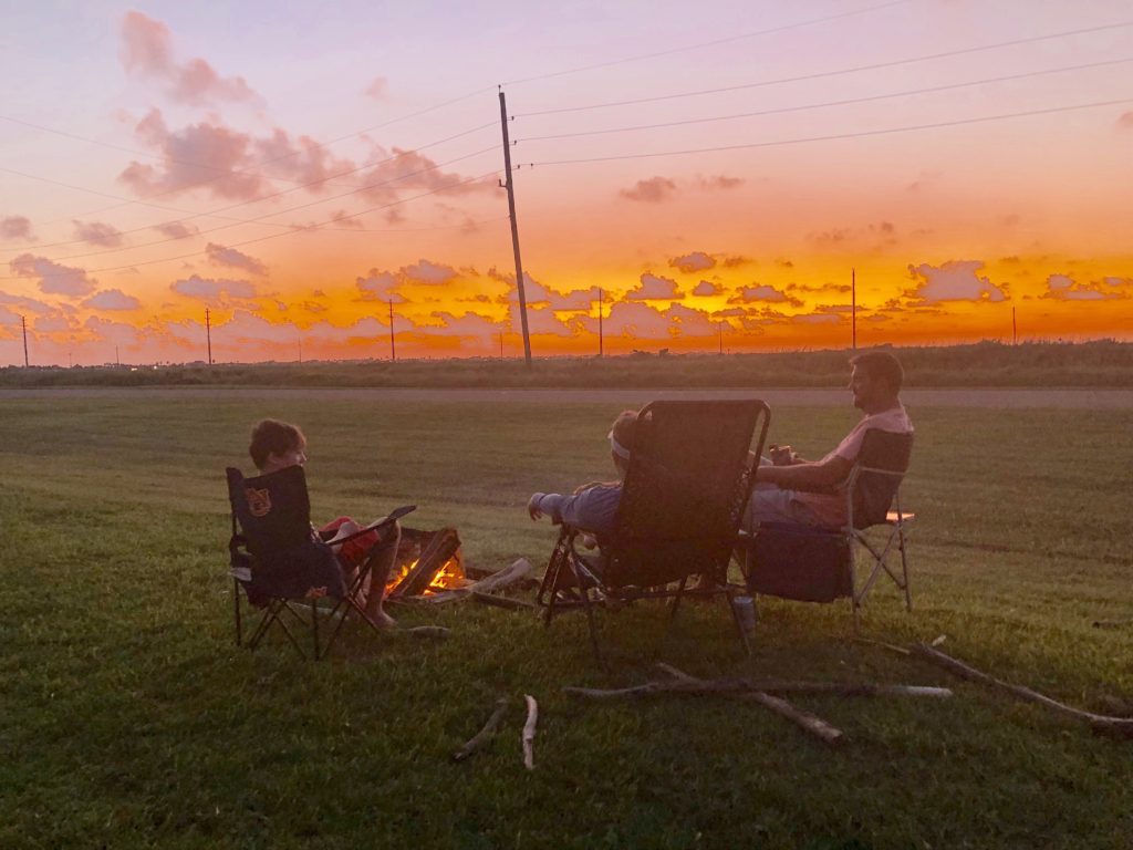 Sunset at Galveston Island State Park