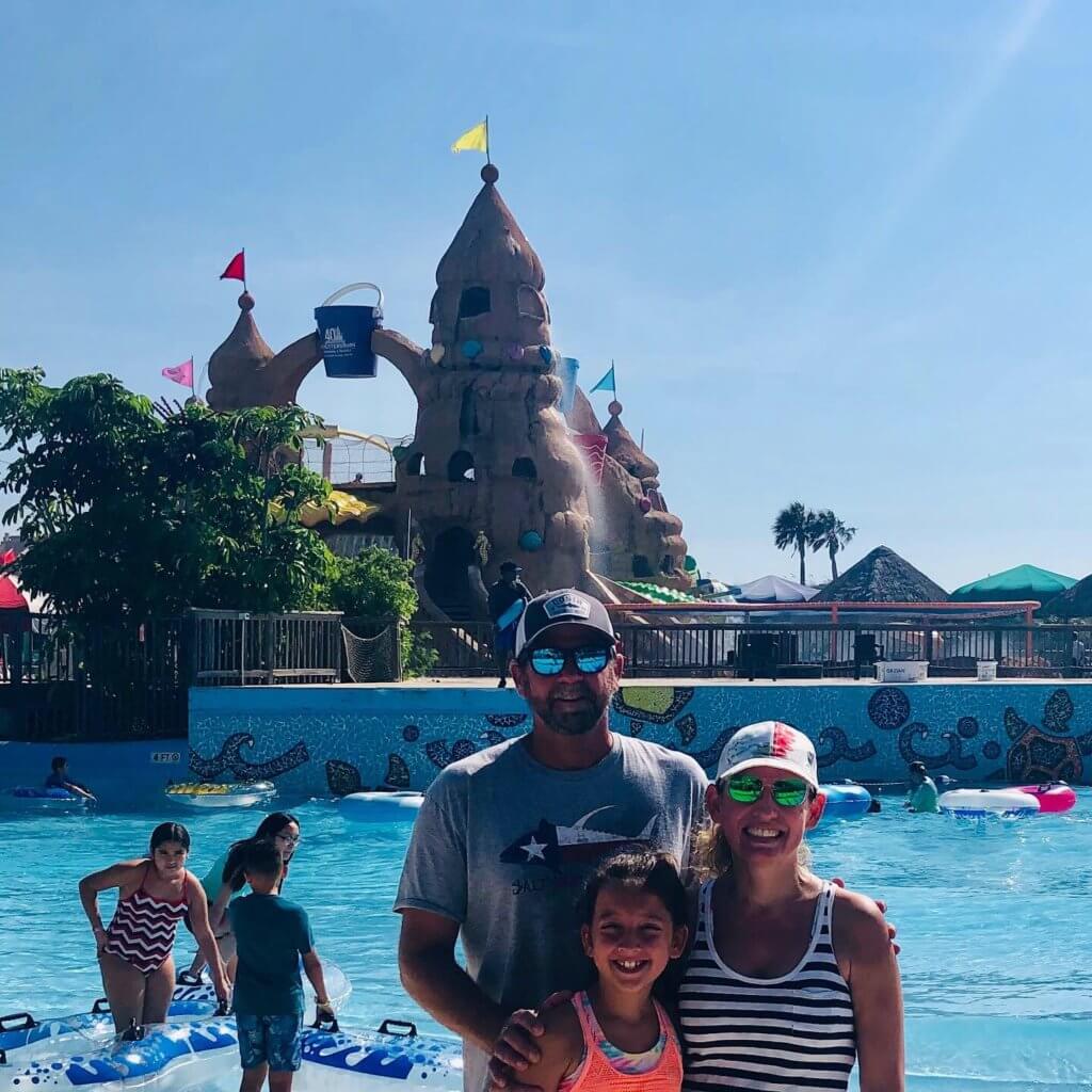 Family Picture at Schlitterbahn water park