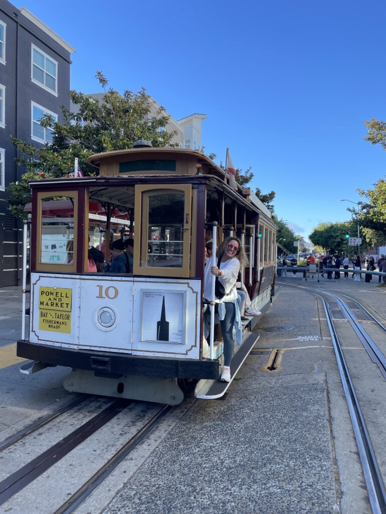 San Francisco Cable Car?best seating.