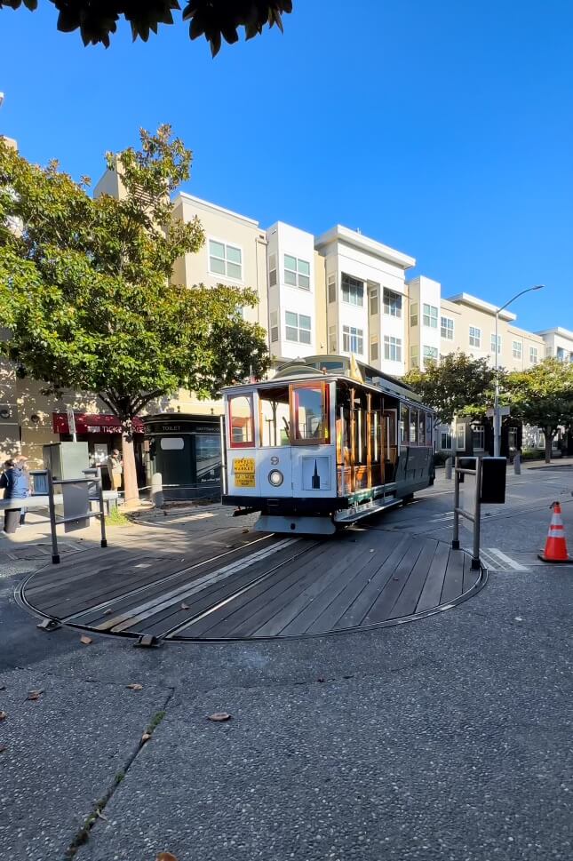 San Francisco cable car Turntable